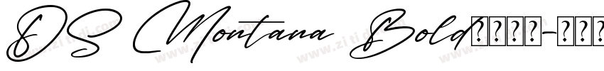 DS Montana Bold字体下载字体转换